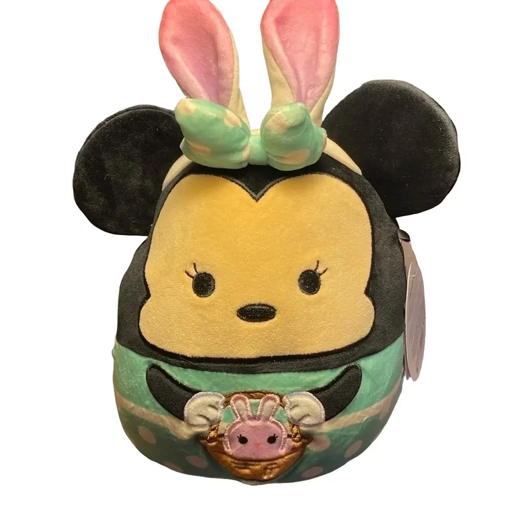 Disney Easter Squishmallow Set Mickey & Minnie Mouse 8 Inch Bunny Ears NWT